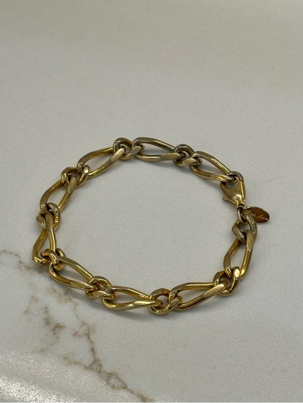 Vintage Gold Link Chain Bracelet
